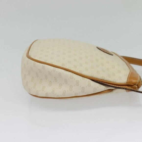 GUCCI Micro GG Supreme Shoulder Bag PVC Cream Gold Auth 135152 - Picture 5 of 15